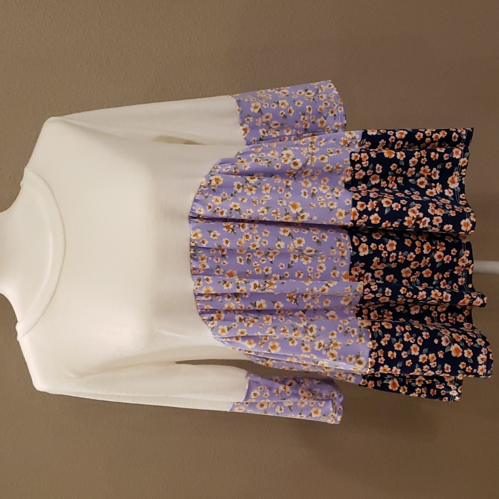 Women's Floral Babydoll Top